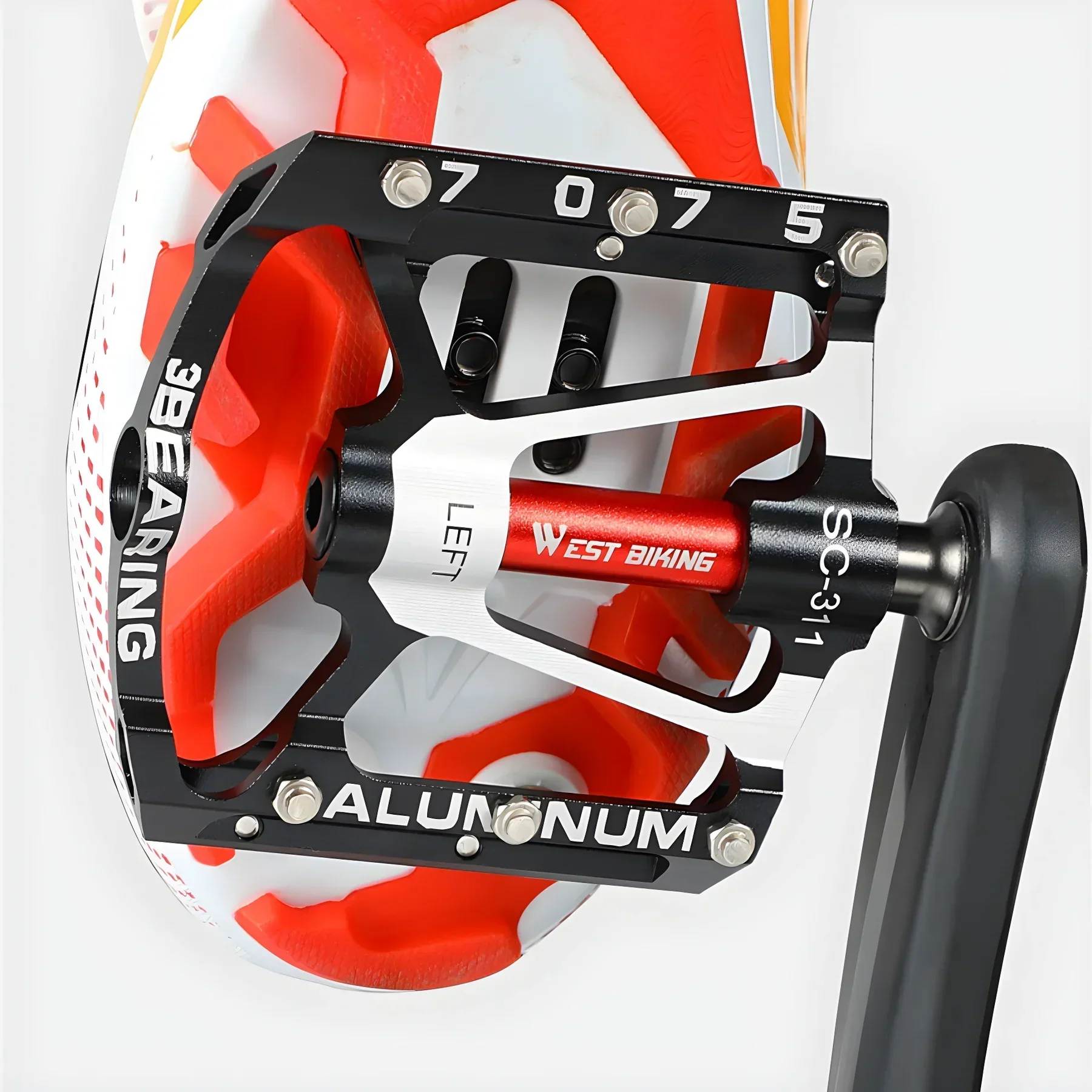 Light Alloy Bike Pedals