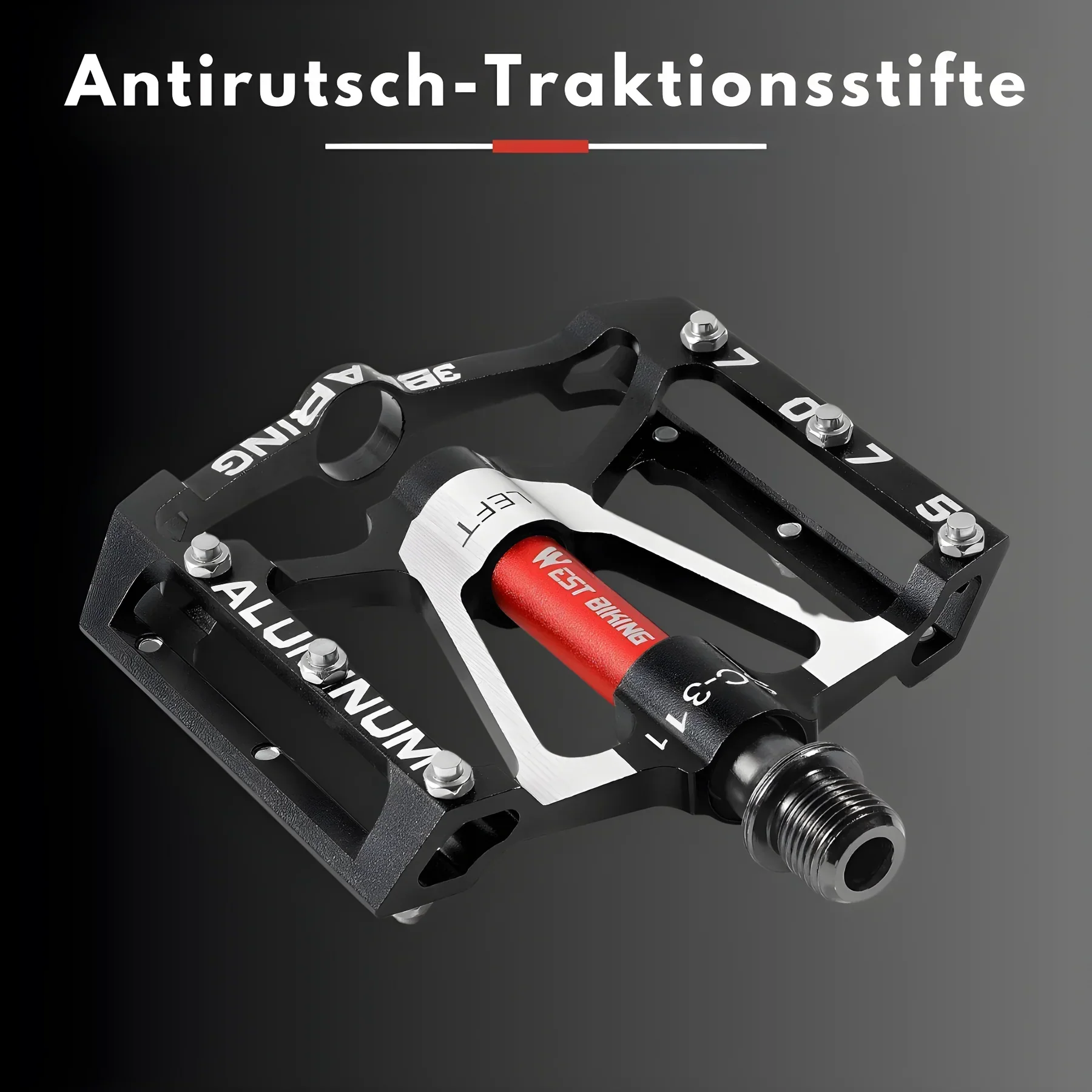 Light Alloy Bike Pedals