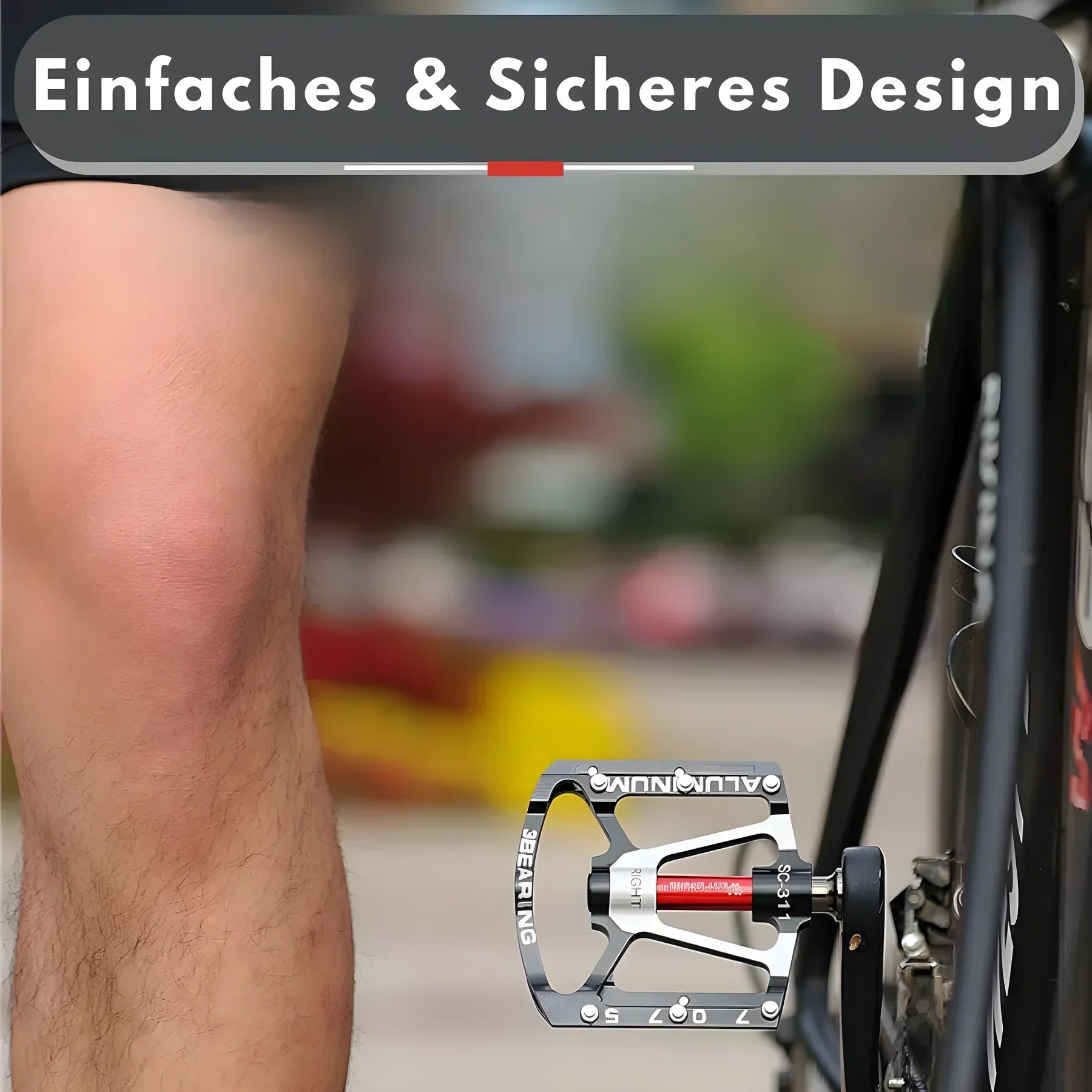 Light Alloy Bike Pedals
