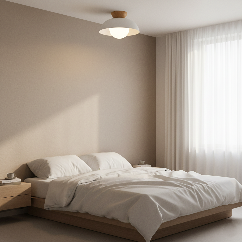 Nordic Iron Ceiling Light Minimal Flush