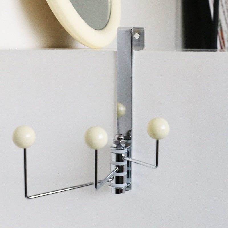Eames-Inspired Chrome Door Hook - 3 or 4 Hooks