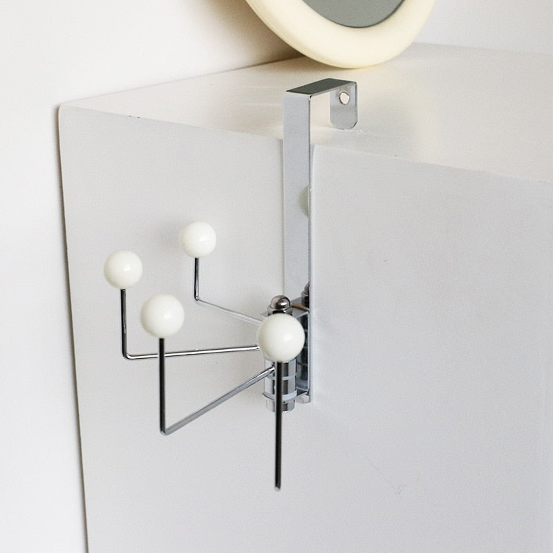 Eames-Inspired Chrome Door Hook - 3 or 4 Hooks