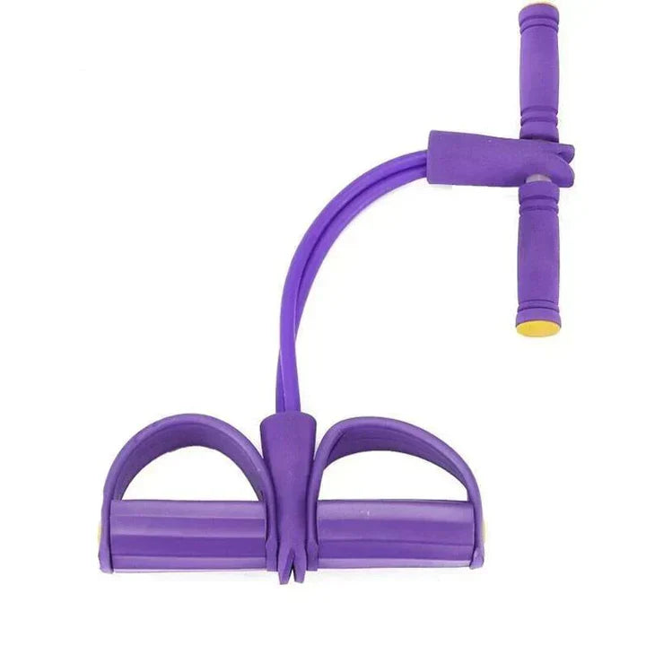 Resistance Band with Foot Pedals