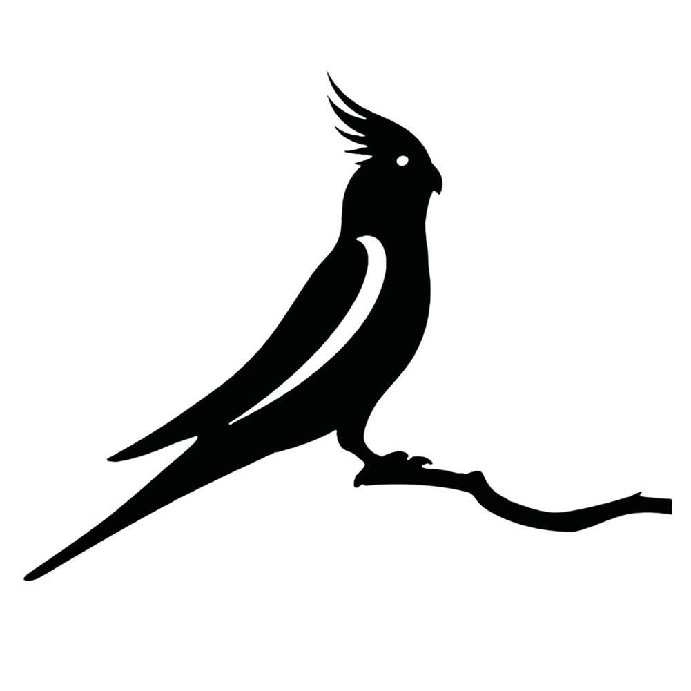 Metal Bird Garden Decor - Dancer Silhouette