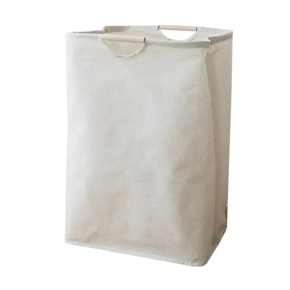 Foldable Cotton Linen Laundry Basket