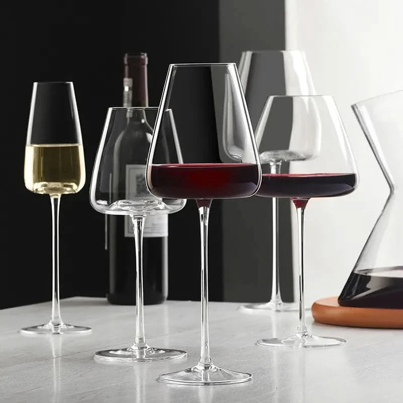 Crystal Wine Champagne Glass Set Multiple Sizes