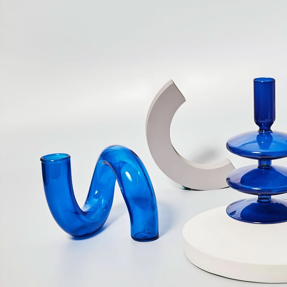 Glass Vase Candle Holder