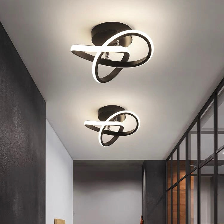 White LED Ceiling Light Round Flush Mount