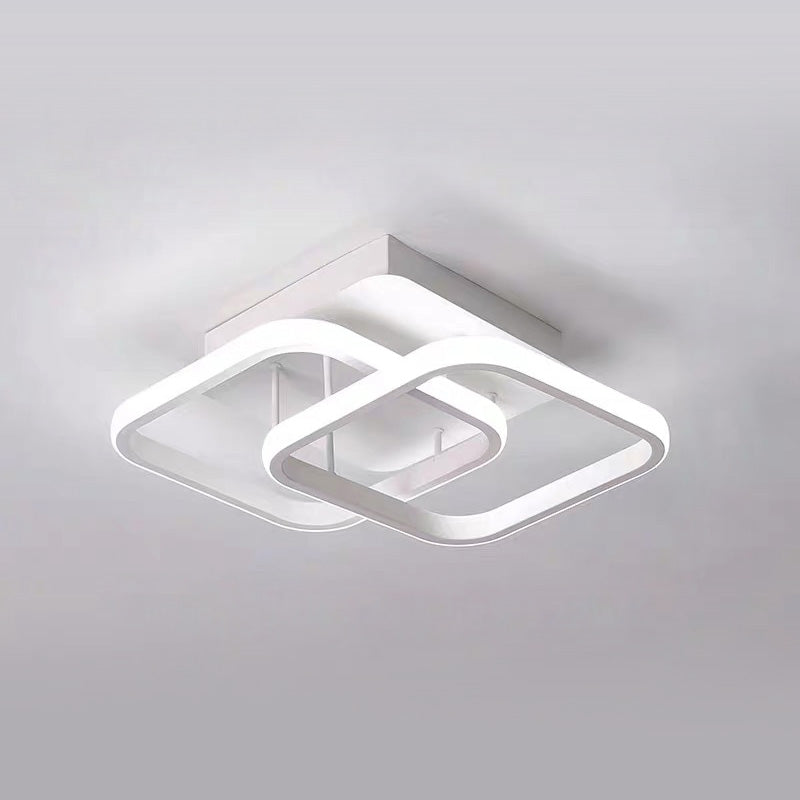 White LED Ceiling Light Round Flush Mount
