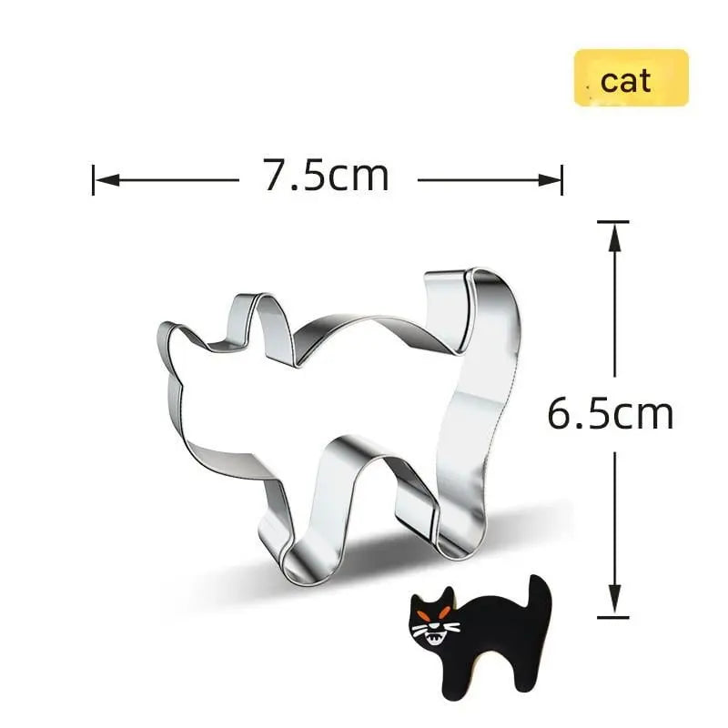 Zombie teeth cookie cutter used on a Halloween treat