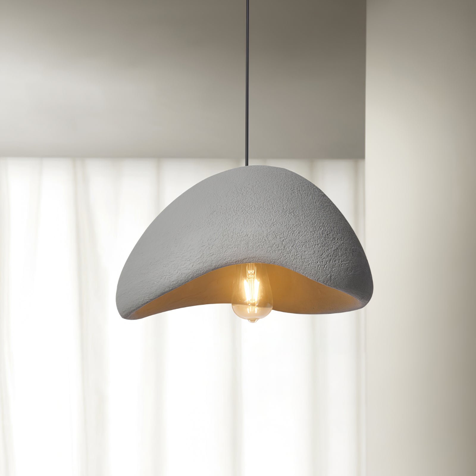 Wabi Sabi Cocoon Pendant Light Paper Ceiling Lamp