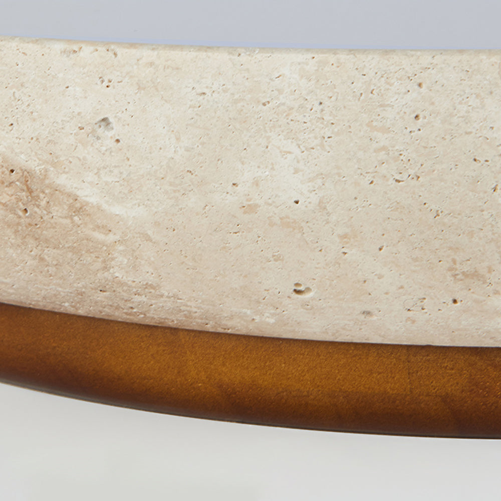 Travertine Ceiling Light Flush Mount Acrylic