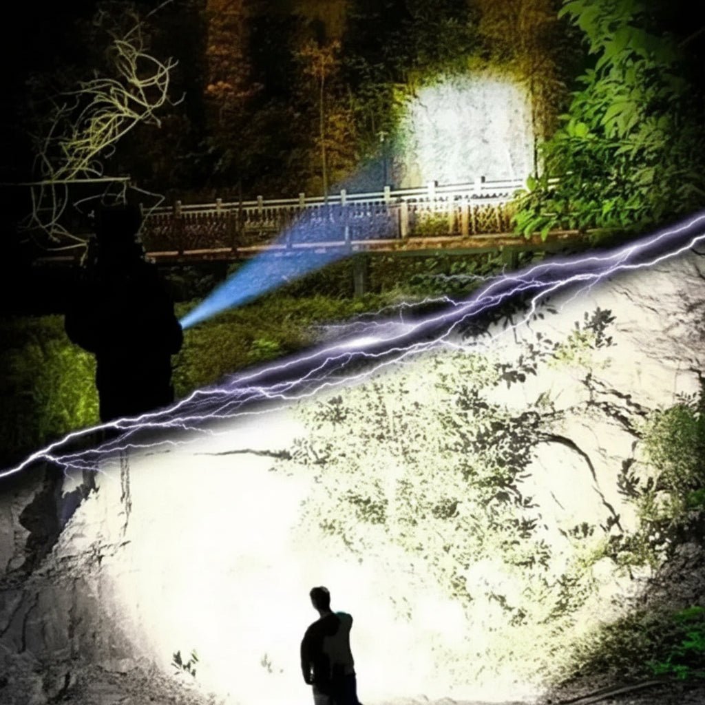 FLASHMAX - Powerful waterproof LED flashlight with ultra-strong long-range for outdoor and emergencies product image