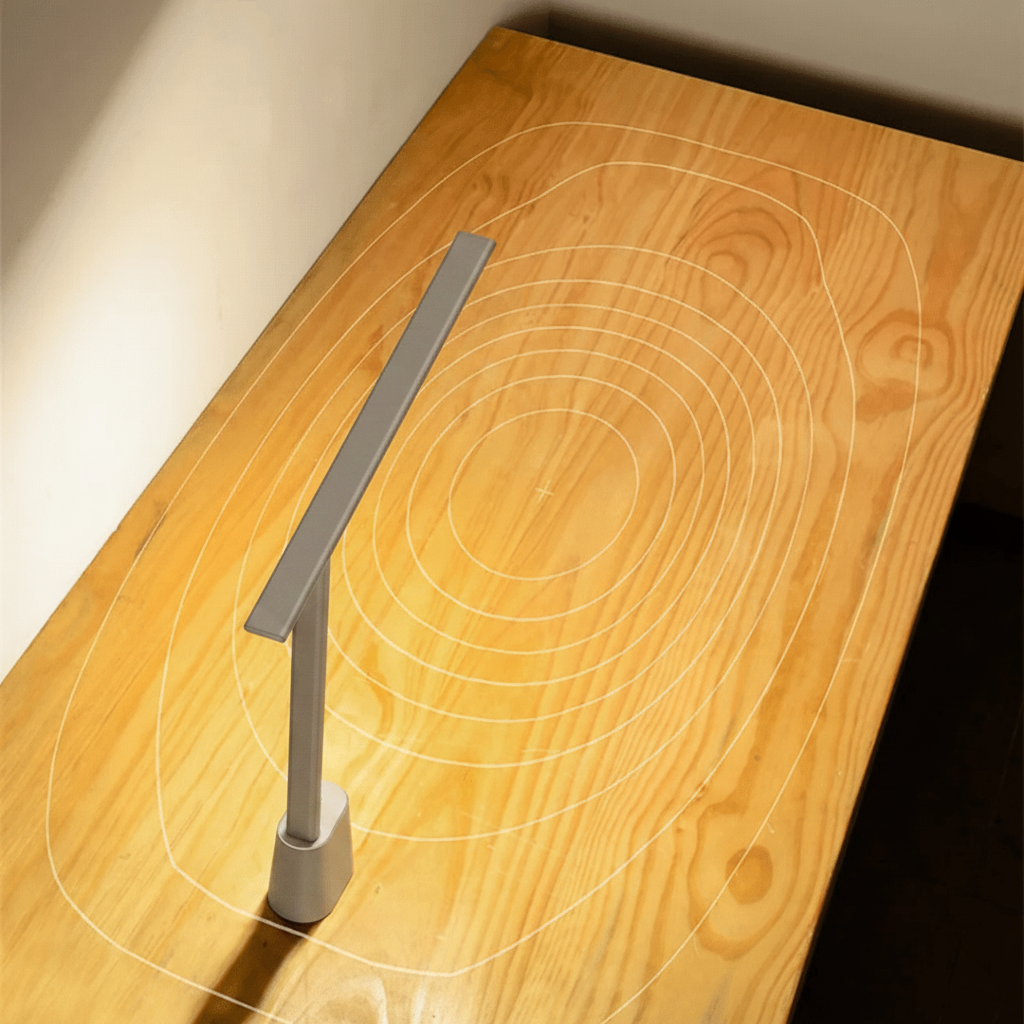 FOLDLITE - Intelligent, foldable LED desk lamp with battery & dimming function product image