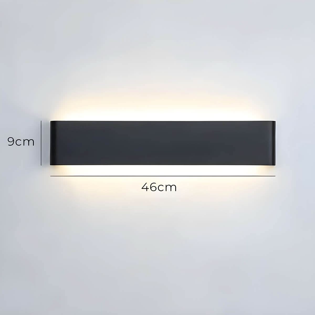 Aluminum Glass LED Wall Lamp