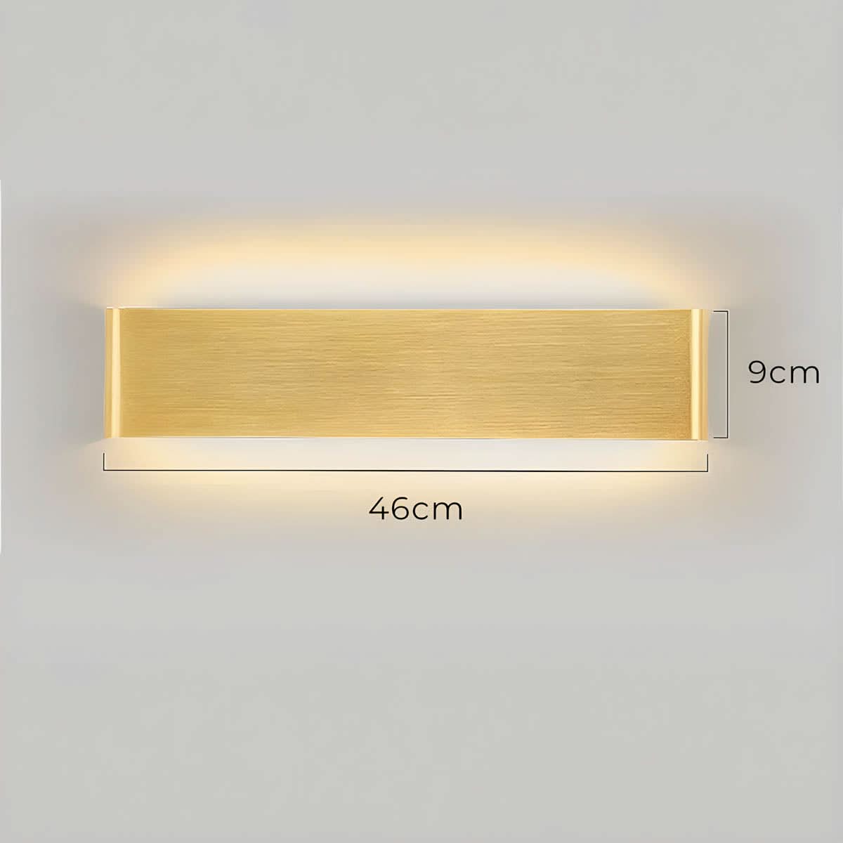 Aluminum Glass LED Wall Lamp