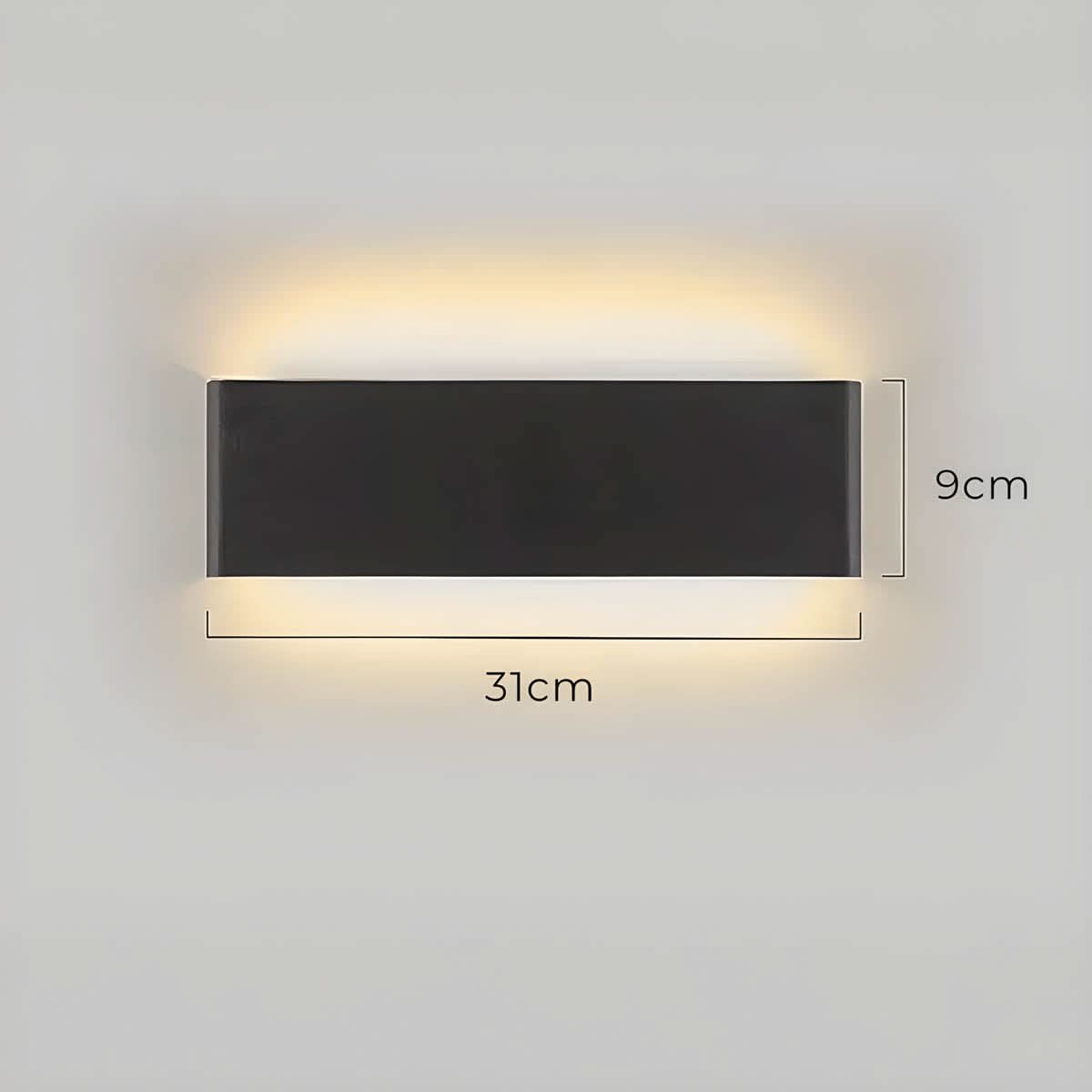 Aluminum Glass LED Wall Lamp