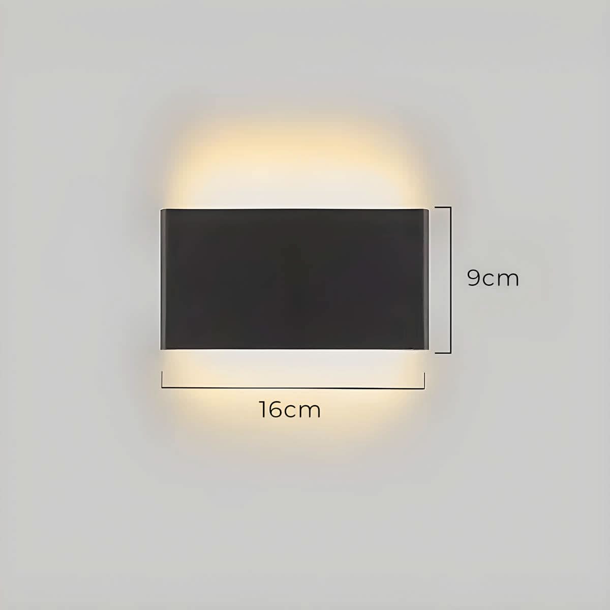 Aluminum Glass LED Wall Lamp