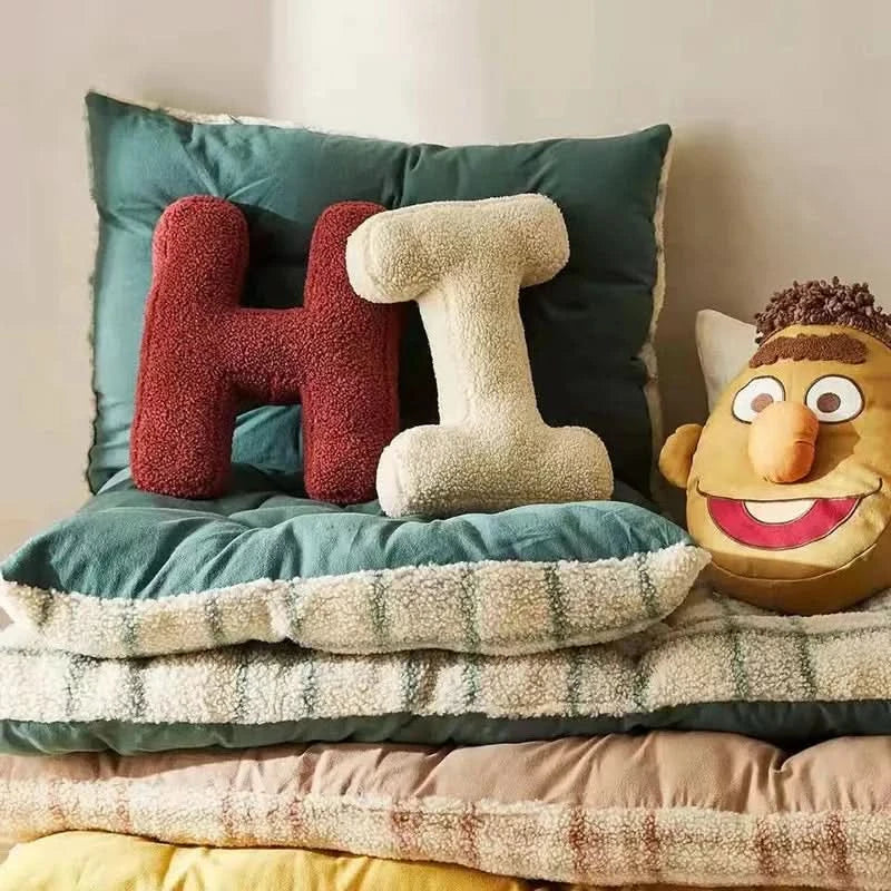 Letter Throw Pillow for Sofa