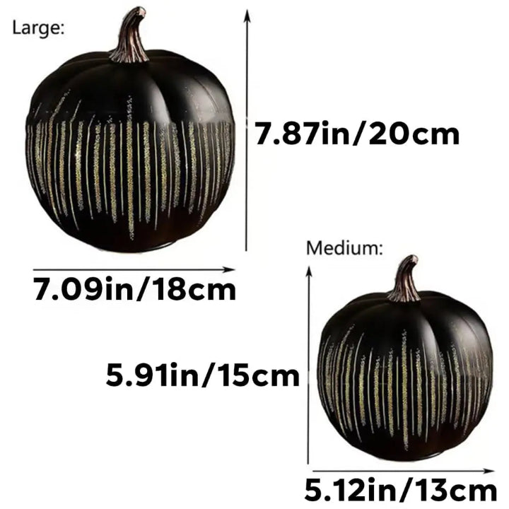 Timer-enabled pumpkin lantern glowing after dark