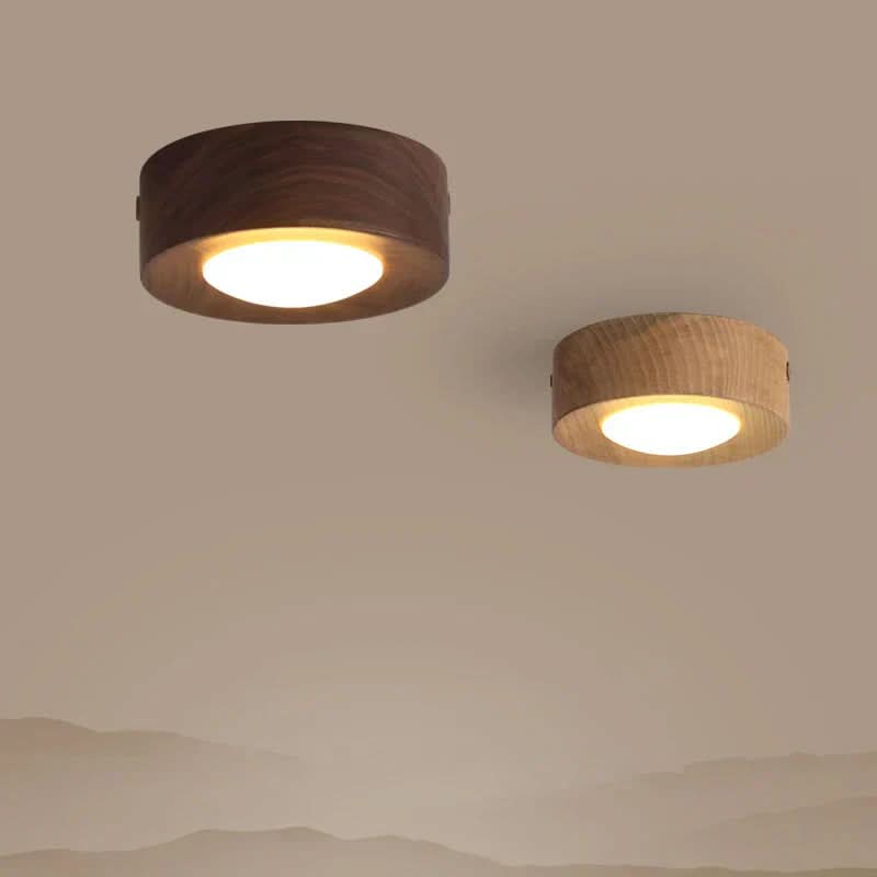 EMBERLED - Energy-saving Walnut Light Solution - Ash Wood A