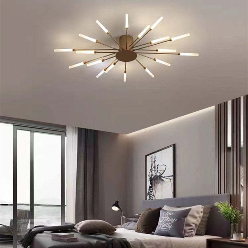 Fireworks Ceiling Light LED Black Gold