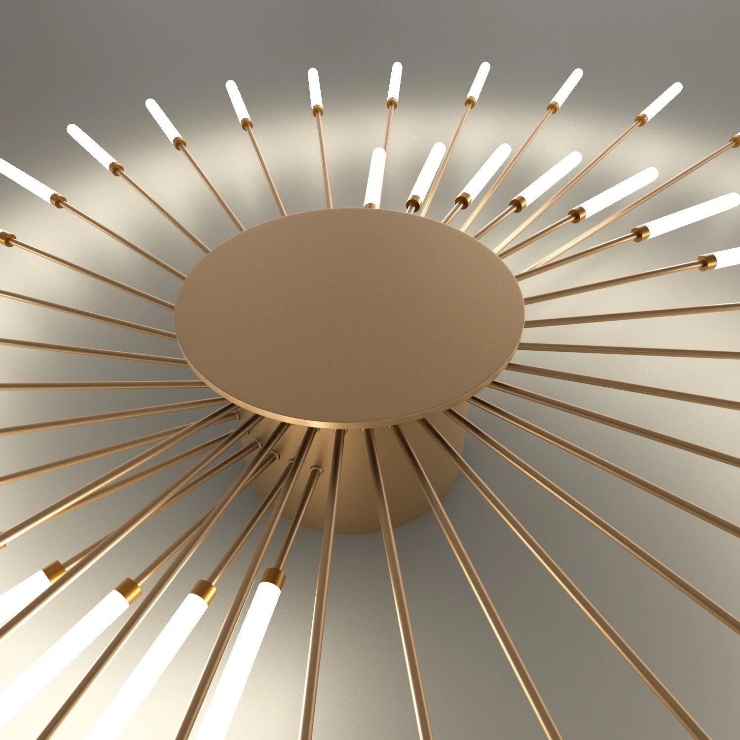 Fireworks Ceiling Light LED Black Gold