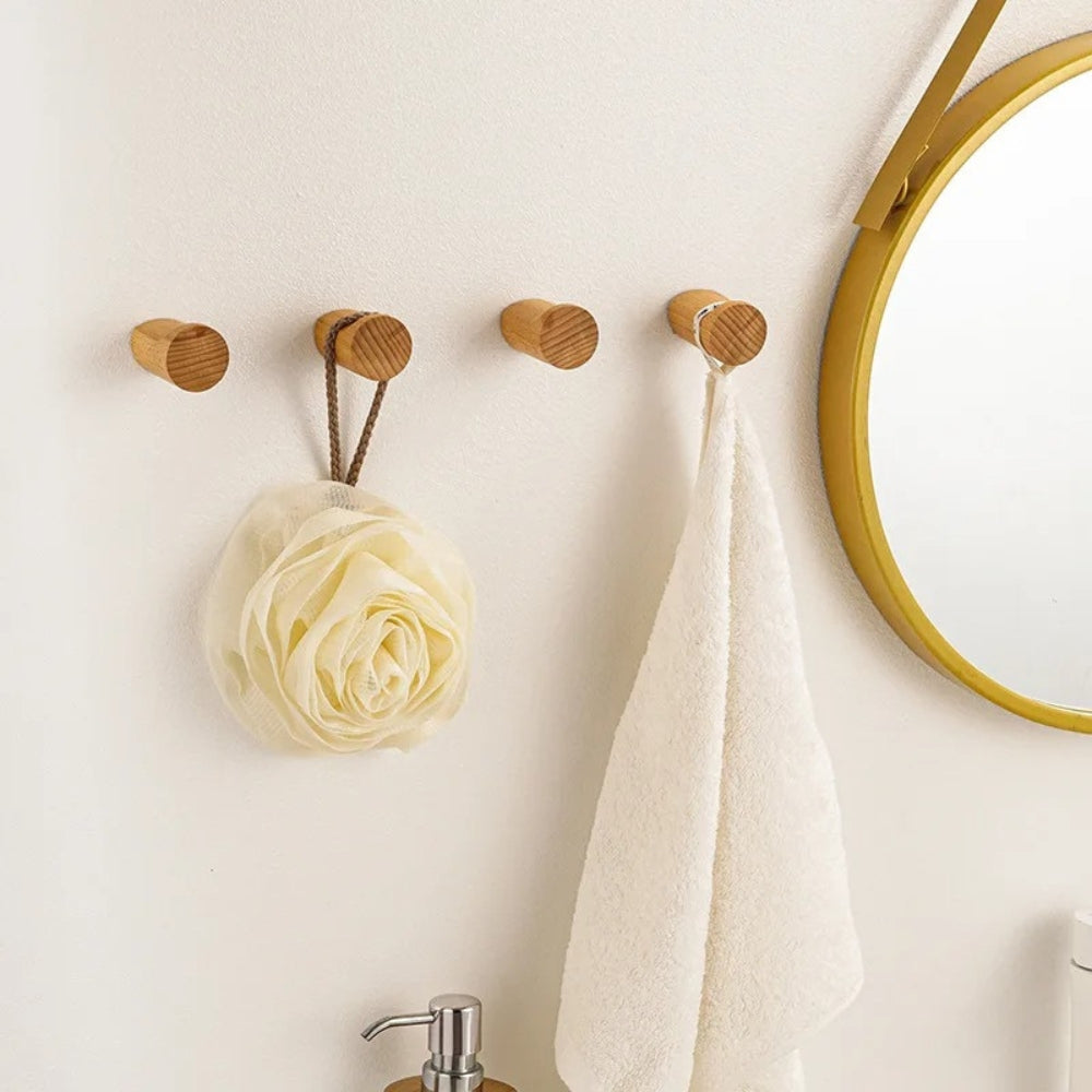 Beech Wood Wall Mounted Hook