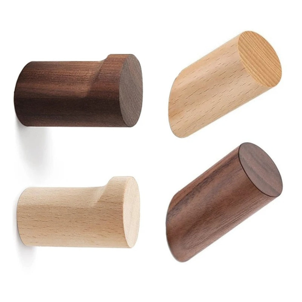 Beech Wood Wall Mounted Hook