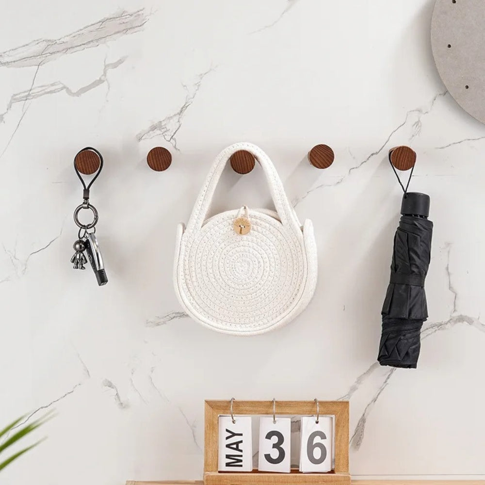 Beech Wood Wall Mounted Hook