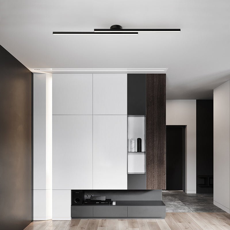 Modern LED Ceiling Light Aluminum Semi Flush