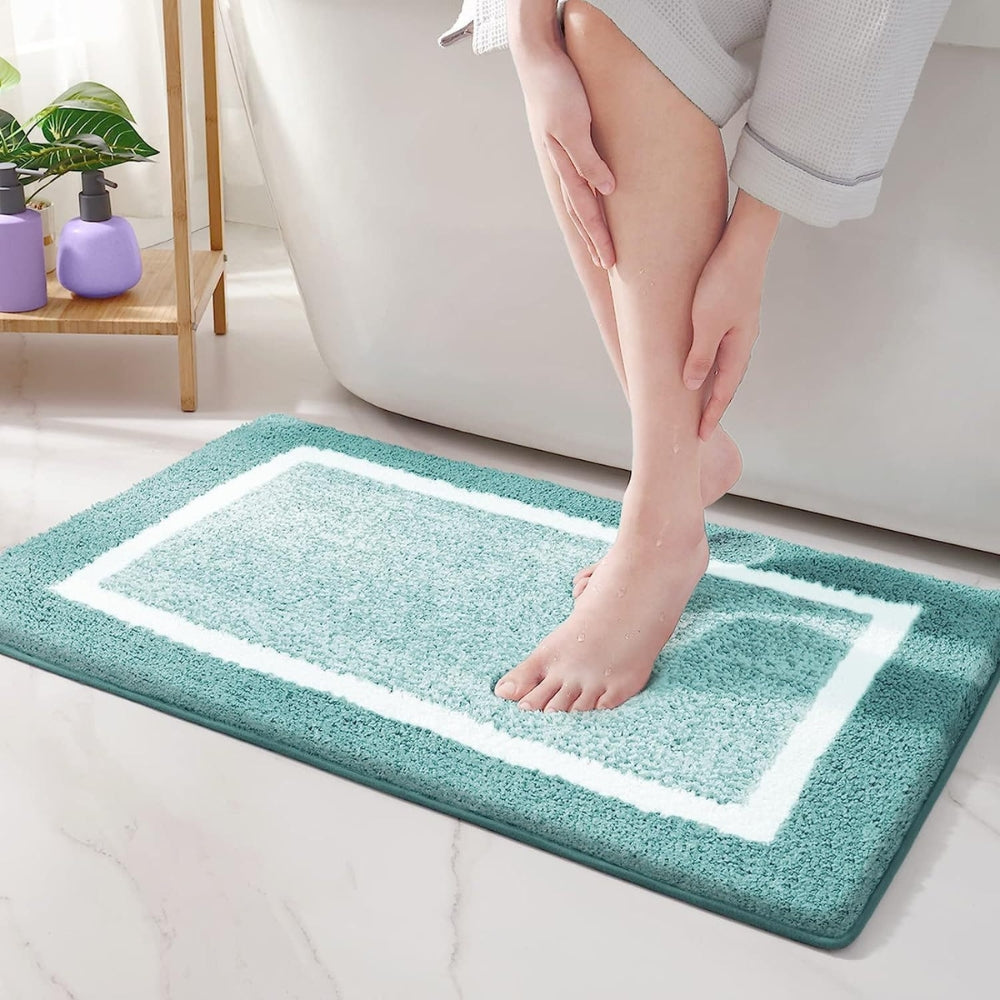 Modern Border Bath Mat