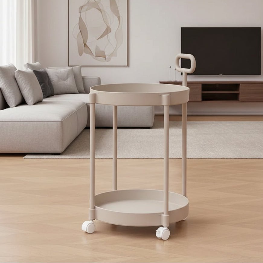 Roomix 2-Tier Rolling Side Table