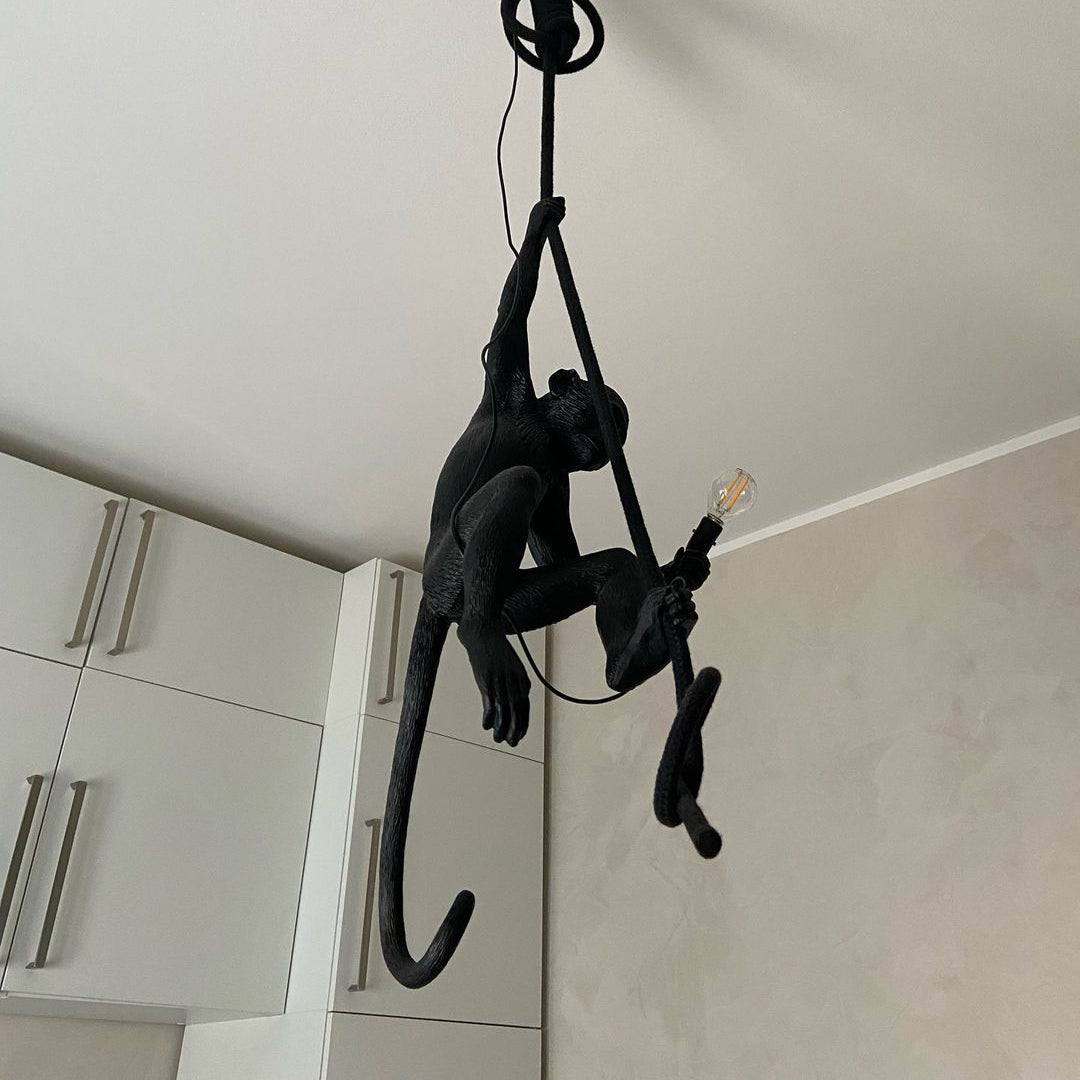 Monkey Pendant Light Hanging Ceiling Lamp