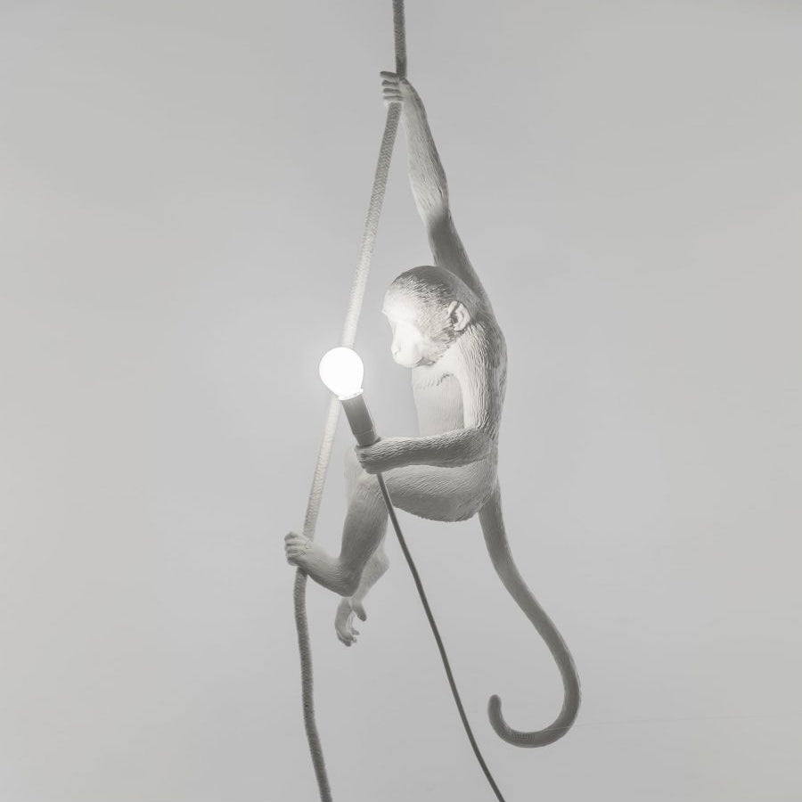 Monkey Pendant Light Hanging Ceiling Lamp