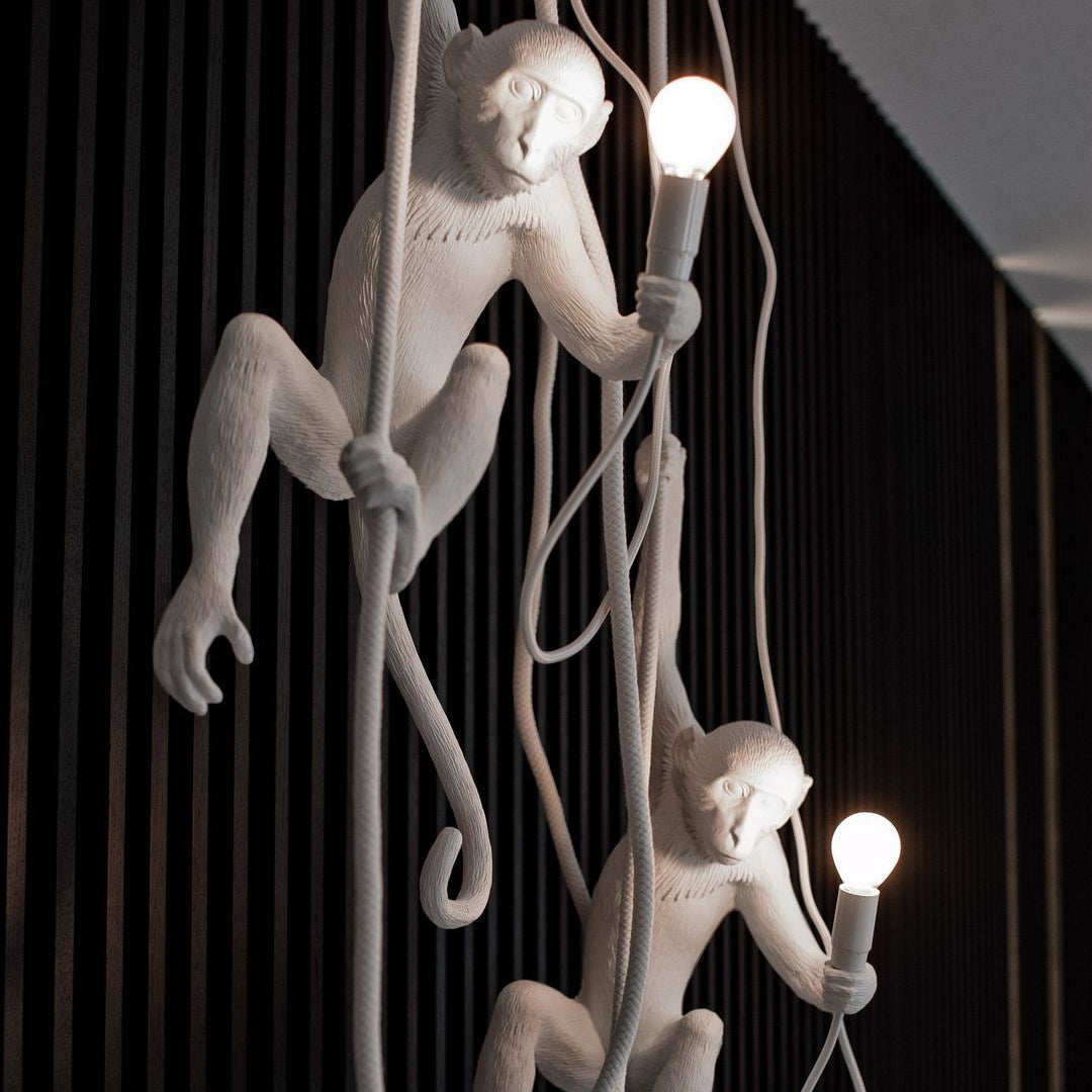 Monkey Pendant Light Hanging Ceiling Lamp