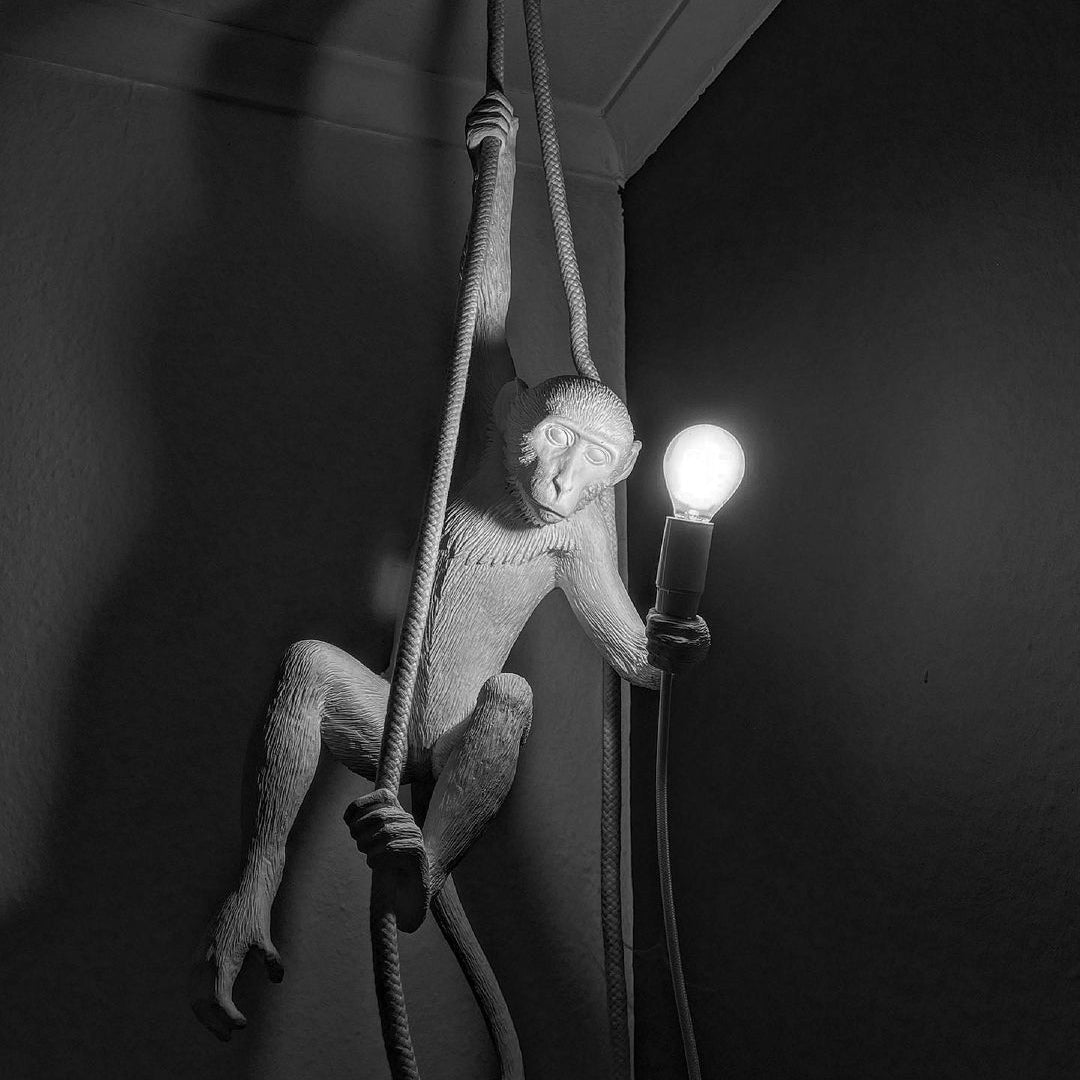 Monkey Pendant Light Hanging Ceiling Lamp