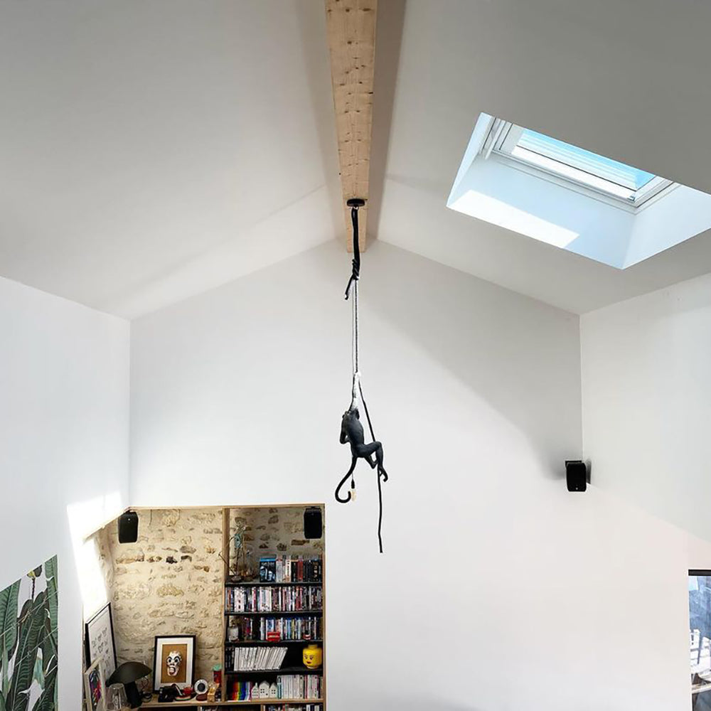 Monkey Pendant Light Hanging Ceiling Lamp