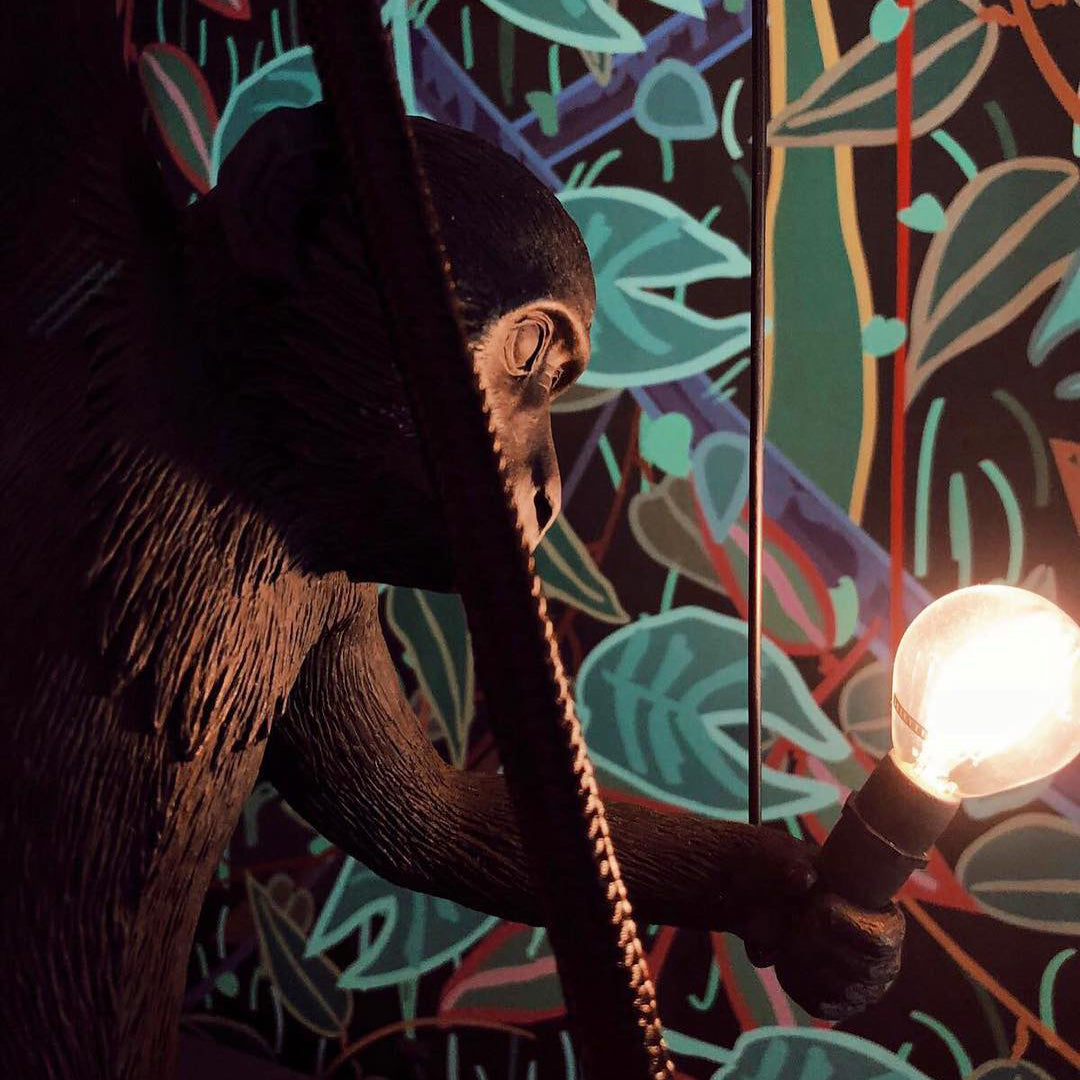 Monkey Pendant Light Hanging Ceiling Lamp