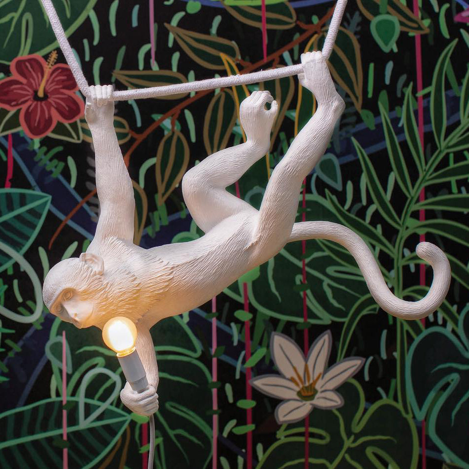 Monkey Pendant Light Hanging Ceiling Lamp