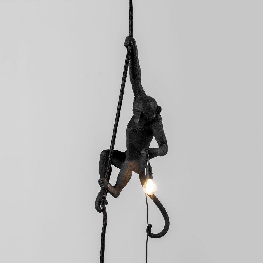 Monkey Pendant Light Hanging Ceiling Lamp