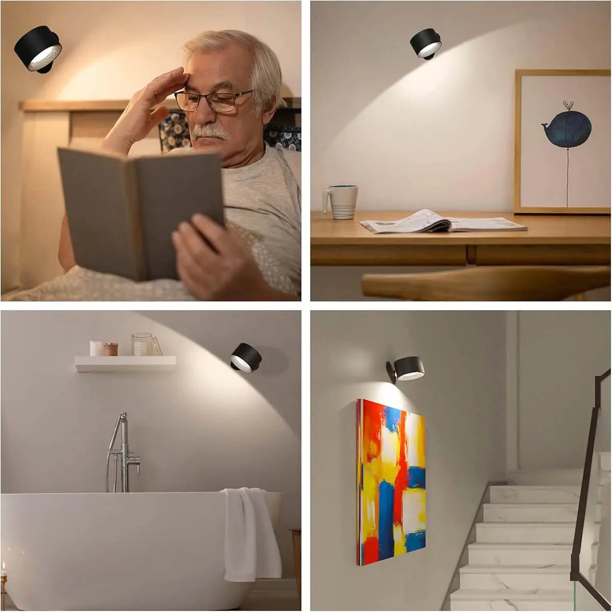 SCANDIGLOW - Wireless Nordic Wall Light with Remote Control product image