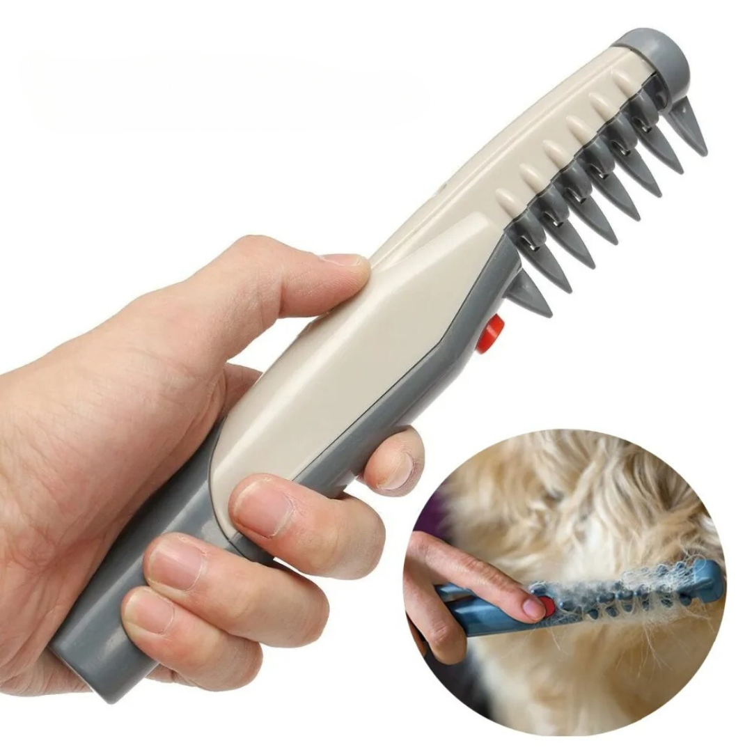 Dog Grooming Brush and Trimmer for Mats and Tangles | Glides Through Thick or Fine Coats and Cuts Only Where Needed | Easy to Clean