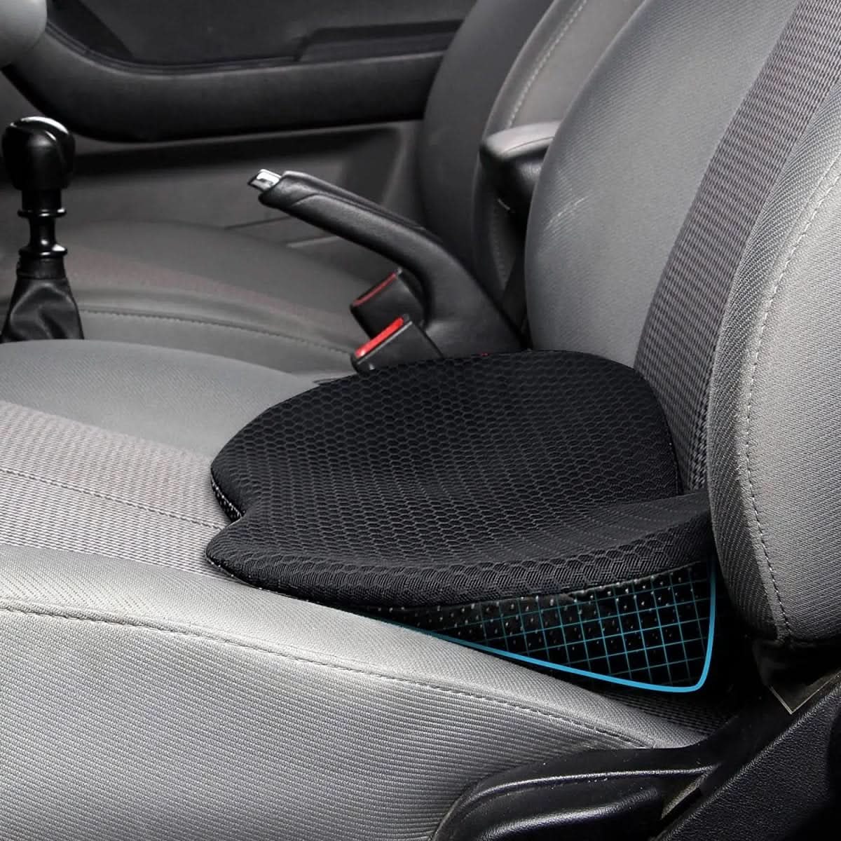Sciatica Relief Seat Cushion Memory Foam Core | Removable Washable Cover | Orthopedic Support for Car, Office & Home