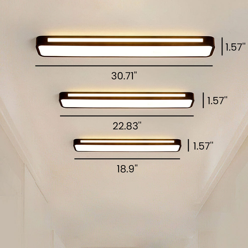 Nordic Linear Ceiling Light LED Slim