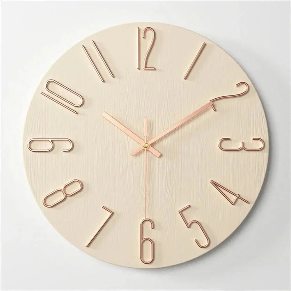 Frameless 3D Wall Clock