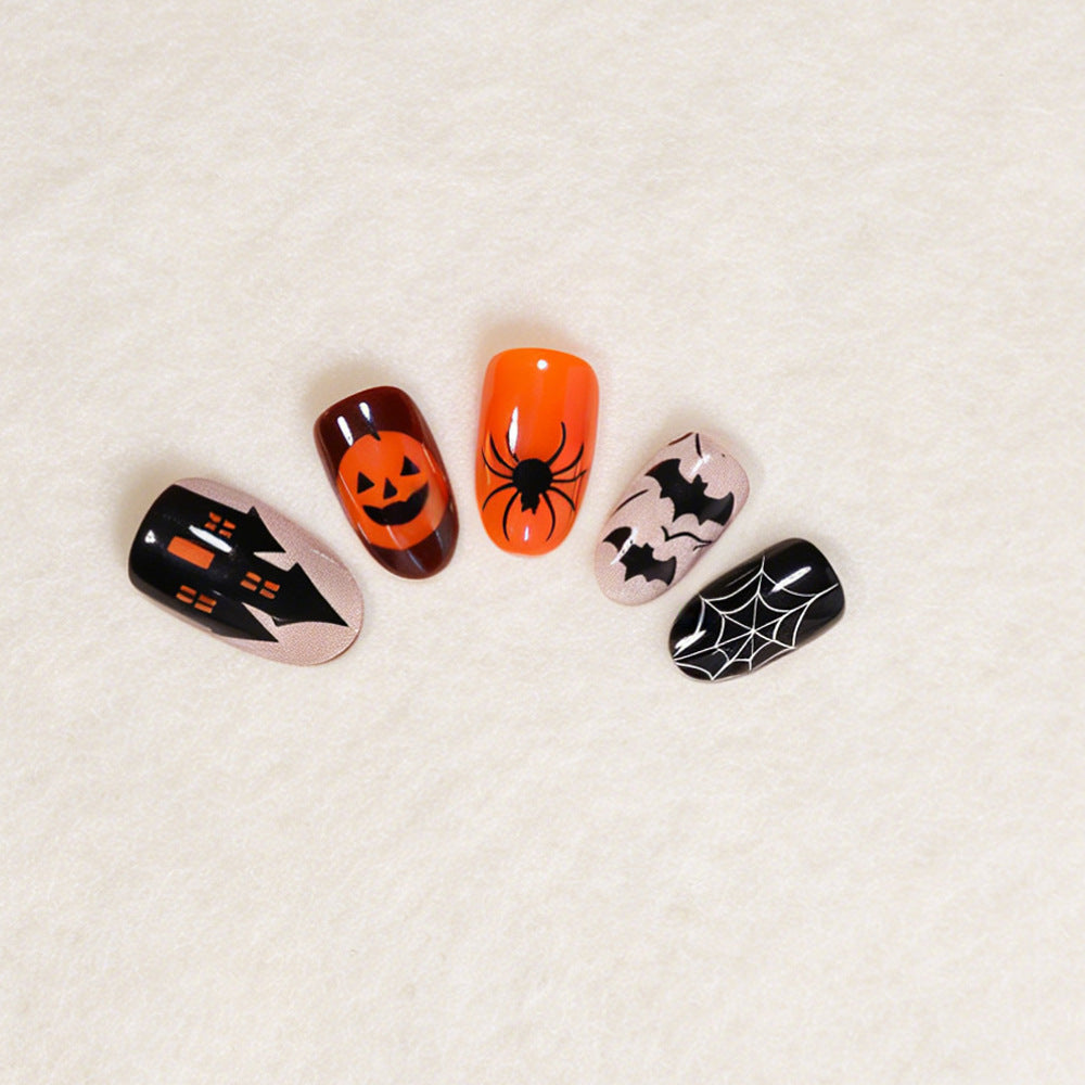 Halloween Press-On Nails | Available in Jelly | Glue-Free Application in Minutes for Parties and Nights Out