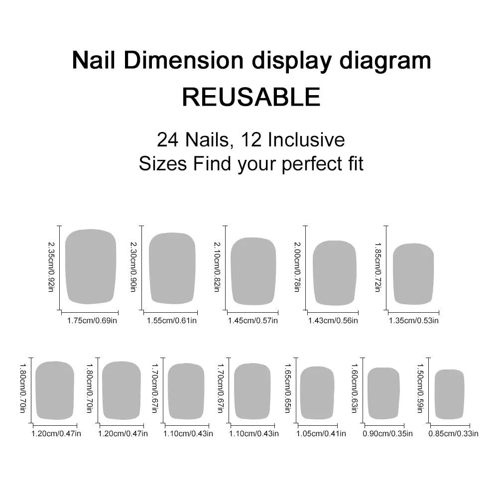Halloween Press-On Nails | Available in Yellow, Kleber | Glue-Free Application in Minutes for Parties and Nights Out