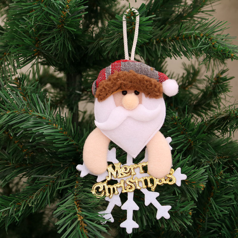 Plush Snowman Holiday Ornament with Scarf and Hanging Loop | Soft Character Decor | Festive Christmas Tree Decorations