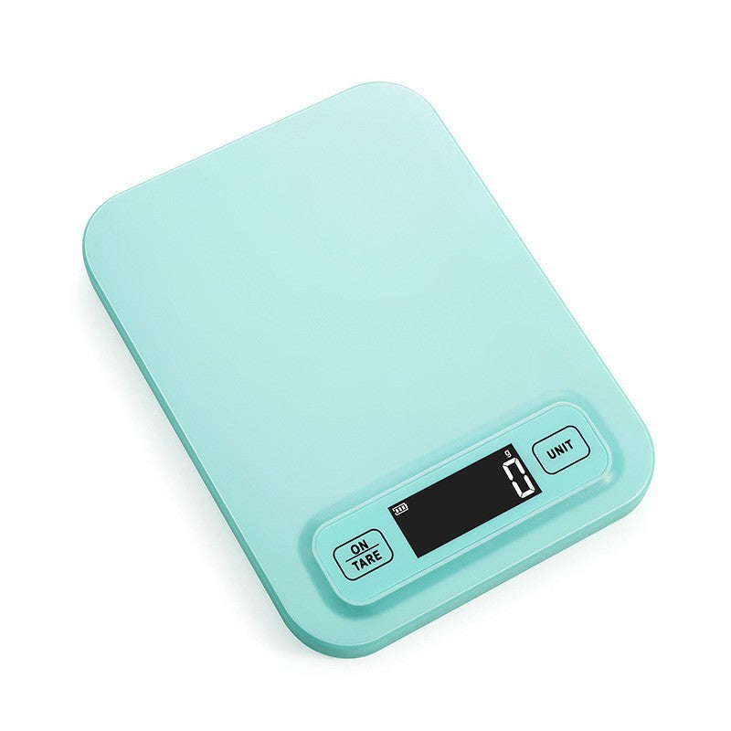 Light Blue Kitchen Scale with Tare Button and Clear LCD | Weighs Ingredients Down to the Gram | One Size